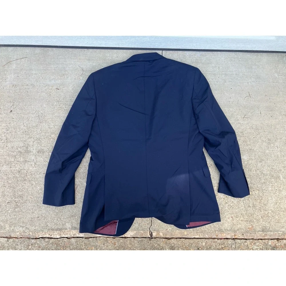 Brooks Brothers Blazer Mens 40R Navy Wool  Sport Coat Vitale Barberis Classic